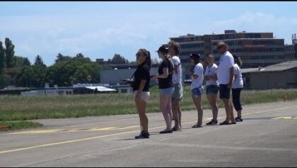 2017 SWISS HELICHALLENGE 3D HELICOPTER LADYS RAQUEL BELLOT,KIM DE WEESE,NICOLE