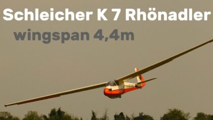Schleicher K 7 Rhönadler | 4,4m scale RC glider |