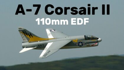 A-7 Corsair II | 110mm EDF RC aircraft | 4K