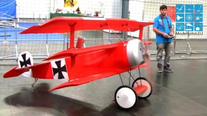 AMAZING BIG XXXL DEPRON INDOOR RC model 50% 1:2 FOKKER
