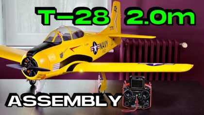 ASSEMBLY + RADIO SETTINGS • E-flite Carbon-Z T-28 Trojan 2.0mm
