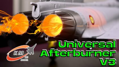 Afterburner KM RC Model • INSTALLATION in the Freewing Eurofighter