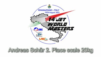 Andreas Schär 2. Place scale 20kg JWM ITALY 2023