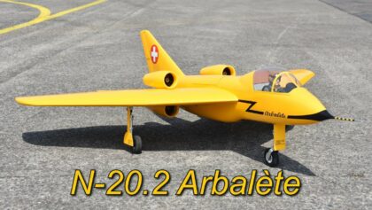 Arbalète N-20.2 Jets over Dübendorf