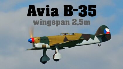 Avia B-35 | scale RC plane | final version |