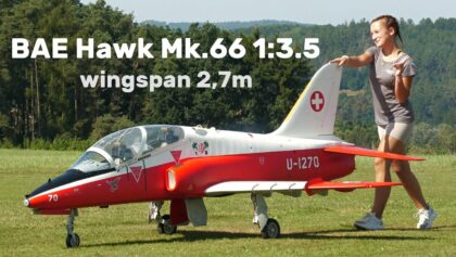 BAE Hawk 1:3.5 Tomahawk Aviation | 2,7m giant scale jet