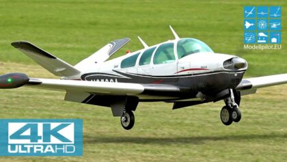 BEECHCRAFT BONANZA V35 TOMAHAWK AVIATION RC V-TAIL TOW PLANE F-SCHLEPP