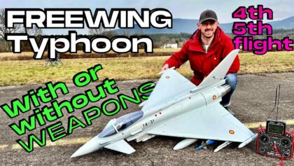 BETTER WITH ORDNANCE ? • NEW Freewing Eurofighter Typhoon 90mm