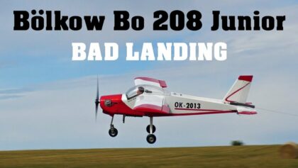 Bölkow Bo 208 Junior | tow RC airplane | BAD