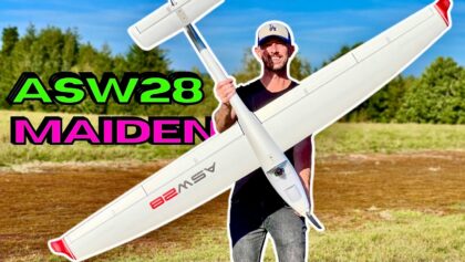 Brand NEW Glider • MAIDEN Flight • DERBEE ASW28 2.0m