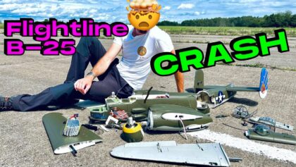 CRASH MAIDEN ? • NEW Flightline B-25J Mitchell • (English/Français