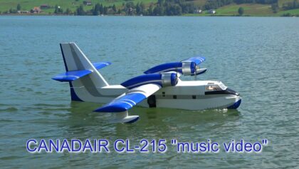Canadair CL-215 Sihlsee 2022 “highlights video with music”