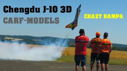 Chengdu J-10 3D CARF-MODELS | CRAZY RAMPA EXTREME FLYING |