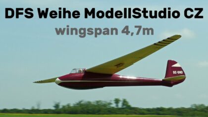 DFS Weihe ModellStudio CZ | 4,7m scale RC glider |