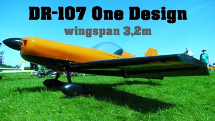 DR-107 One Design | 3,2m giant aerobatic RC airplane |