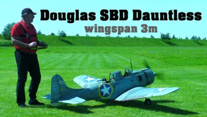 Douglas SBD Dauntless | 3m giant scale RC airplane |