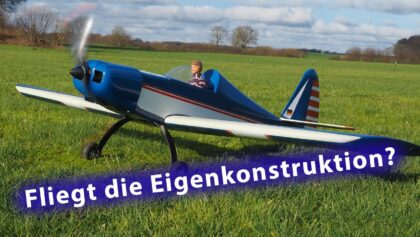 Erstflug über 30 Jahre nach Absturz