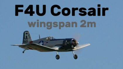 F4U Corsair | 2m scale RC airplane | 4K |