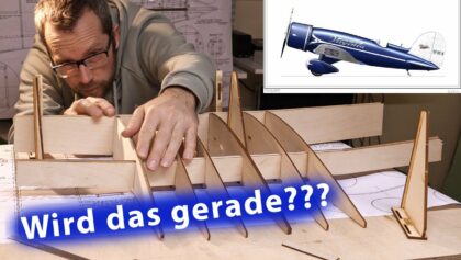 Flächenbau und Fahrwerk Rätsel – Bau eines Modellflugzeuges -9-