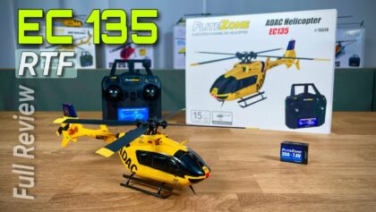 FliteZone Scale RC EC-135 ADAC RTF Anfängerheli mit Autostart-/landefunktion |