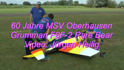 Flugtag 60 Jahre MSV Oberhausen – Grumman F8F-2 Rare Bear
