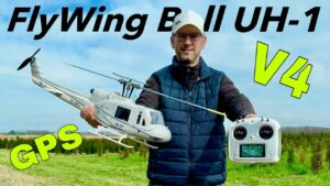FlyWing Bell UH-1 Huey V4 GPS RTF Helikopter | den