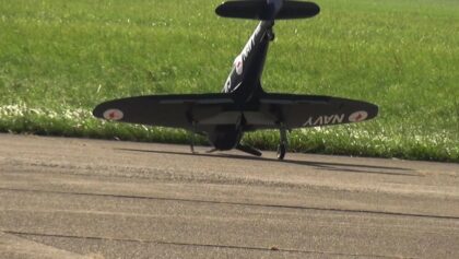 Funny RC Warbird Landings some Perfect and some not so