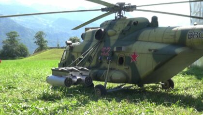 Giant RC Helicopter Mil mi 17 Scale Turbine Model