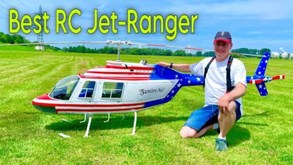 Giant XXXL RC Bell 206 Jet-Ranger | Full Carbon Turbine