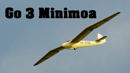 Go 3 Minimoa | scale RC glider | 4K |