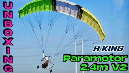 H-King Paramotor V2 w/LED Light Bar 2400mm (PNF) • UNBOXING
