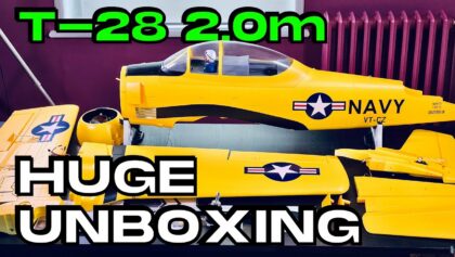 HUGE UNBOXING • E-flite Carbon-Z T-28 Trojan 2.0mm PNP RC