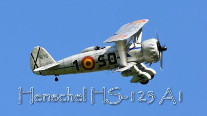 Henschel HS-123 A1 “rare RC model”