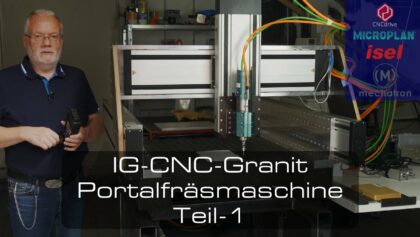 IG-CNC-Granit Portalfräsmaschine Teil-1