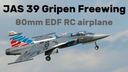 JAS 39 Gripen Freewing | 80mm EDF RC airplane |