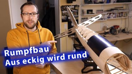 Kleben, spachteln, schleifen – Bau eines Modellflugzeuged -8-