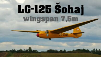 LG-125 Sohaj | 1/2 scale RC glider | 4K |