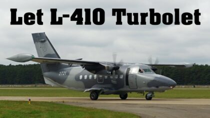 Let L-410 Turbolet landing | SIAF 2022 | 4K