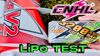LiPo TEST…CNHL 5200mAh 90C • NEW Freewing Avanti S V2