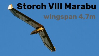 Lippisch Storch VIII Marabu | 4,7m RC flying WING |