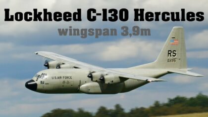 Lockheed C-130 Hercules | 3,9m giant scale RC airplane |