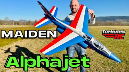 MAIDEN FLIGHT Patrouille De France • XFly-Model Alphajet 80mm EDF