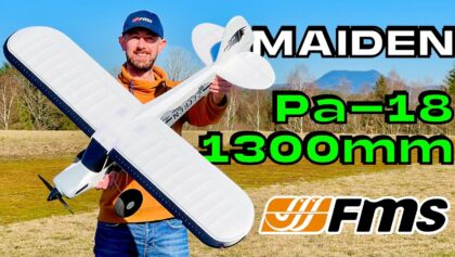 MAIDEN the BEST 1.3m Trainer • FMS PA-18 1300mm RC