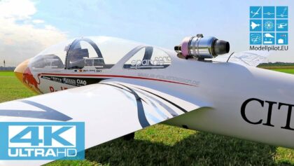 MDM-1 FOX 1:2 PARITECH RC SCALE TURBINE GLIDER AEROBATIC AIRSHOW