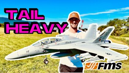 Maiden TAIL HEAVY F-18 • FMS F/A-18F 70mm EDF v2