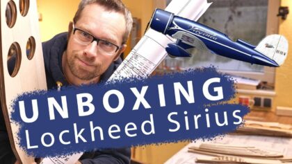 Modellflug-Projekt Sirius UNBOXING – Baubericht Modellflugzeug -2-