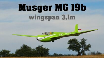 Musger MG 19b | 3,1m scale RC glider | 4K