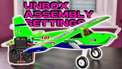 My FIRST BALSA PLANE (OMP Bighorn 49″) • UNBOXING –