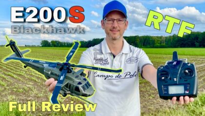 NEU! Eachine E200S Black Hawk RTF mit brushless Direktantrieb |