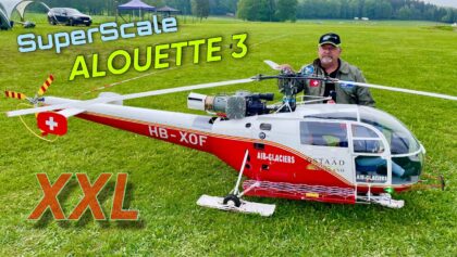 New Stunning and very detailed XXL Alouette 3 Air Glaciers